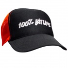 Casquettes Moto 100% Bitume Cap Asphalt Black Fluo Orange Casquettes Moto 100% Bitume Cap Asphalt Black Fluo Orange