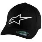 Casquettes Moto Alpinestars Logo Astar Flexfit Noir