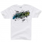 T-Shirts Moto Alpinestars Waterlogged Blanc T-Shirts Moto Alpinestars Waterlogged Blanc