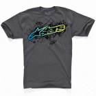T-Shirts Moto Alpinestars Waterlogged Graphite