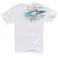 T-Shirts Moto Alpinestars Complex Blanc