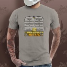 T-Shirts Moto Gaaz Les 10 Commandements (Gris Clair) T-Shirts Moto Gaaz Les 10 Commandements (Gris Clair)
