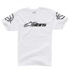 T-Shirts Moto Alpinestars Recognized Blanc T-Shirts Moto Alpinestars Recognized Blanc