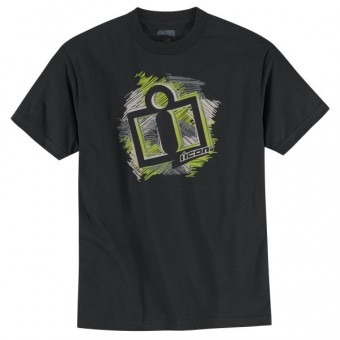 T-Shirts Moto ICON Scratcher Black