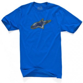 T-Shirts Moto Alpinestars Tech Bleu