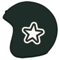 Housse de casque Star Black