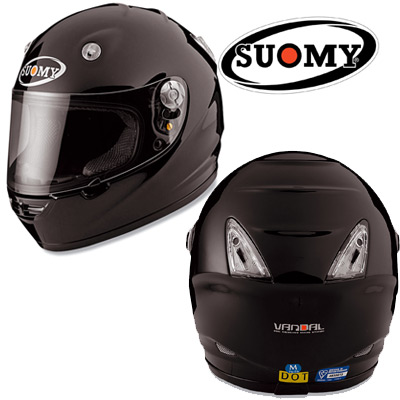 Casque Integral Suomy Vandal Noir Metal