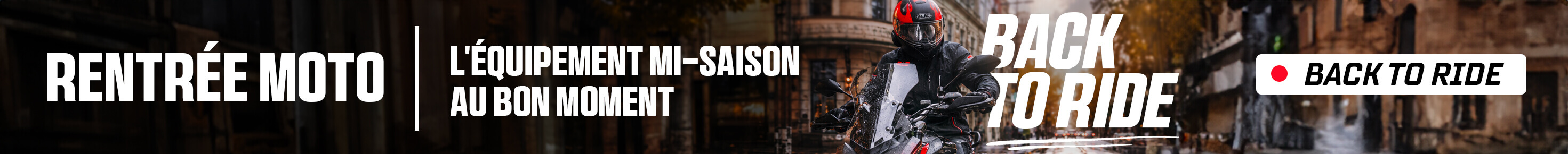 Rentr�e moto : l'�quipement mi-saison au bon moment