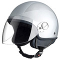 Casque Jet Laura Smith One Argent