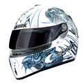 Casque Integral Shark S800 Alert WBX blanc