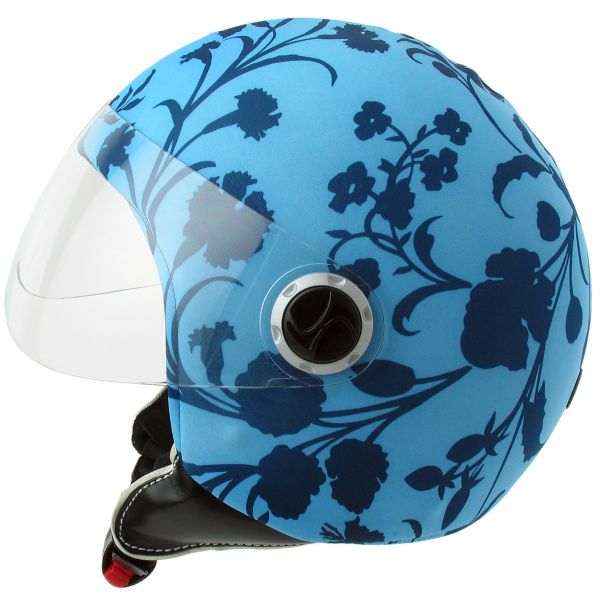 Helmetdress Housse de casque Blue Flowers