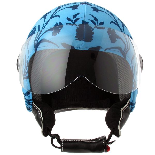 Helmetdress Housse de casque Blue Flowers