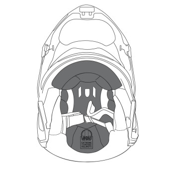 Interieur casque AGV Coiffe Sportmodular Interieur casque AGV Coiffe Sportmodular