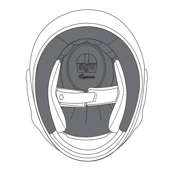 Interieur casque AGV Coiffe X3000