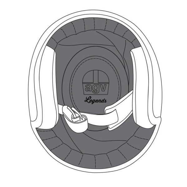 Interieur casque AGV Coiffe X70