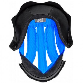 Interieur casque Shark Coiffe bleu Nano-Raw-Vantime Interieur casque Shark Coiffe bleu Nano-Raw-Vantime