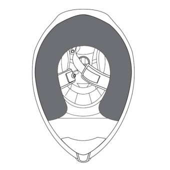 Interieur casque AGV Paire de Joues Compact ST Interieur casque AGV Paire de Joues Compact ST