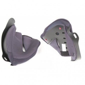 Interieur casque HJC Paire de Joues SY-Max III Pressions Rouges Interieur casque HJC Paire de Joues SY-Max III Pressions Rouges