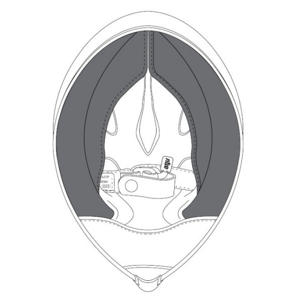 Interieur casque AGV Paire de Joues Corsa R