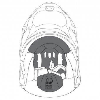 Interieur casque AGV Coiffe Tourmodular
