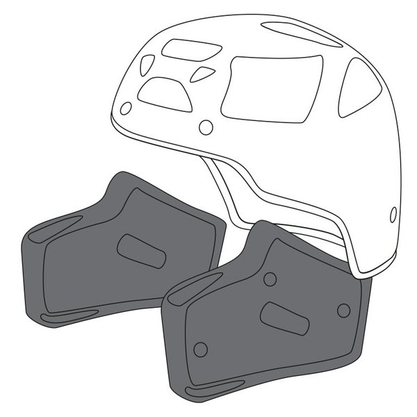 Interieur casque AGV Paire de joues AX-8 Dual Evo