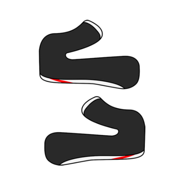 Interieur casque Airoh Paire de joues Aviator ACE