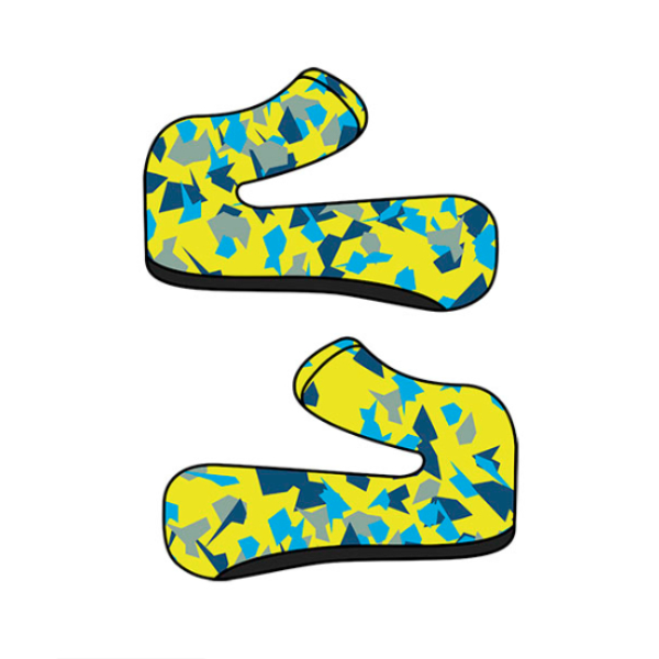 Interieur casque Airoh Paire de joues Twist 2.0 jaunes