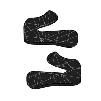 Interieur casque Airoh Paire de joues Twist Graphic Black Interieur casque Airoh Paire de joues Twist Graphic Black