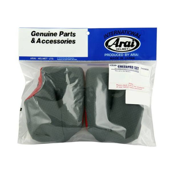 Interieur casque Arai Paire de joues rouges MX-V