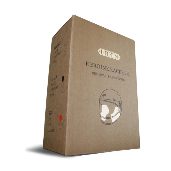 HEDON Paire de joues epaisses Heroine Racer Noir