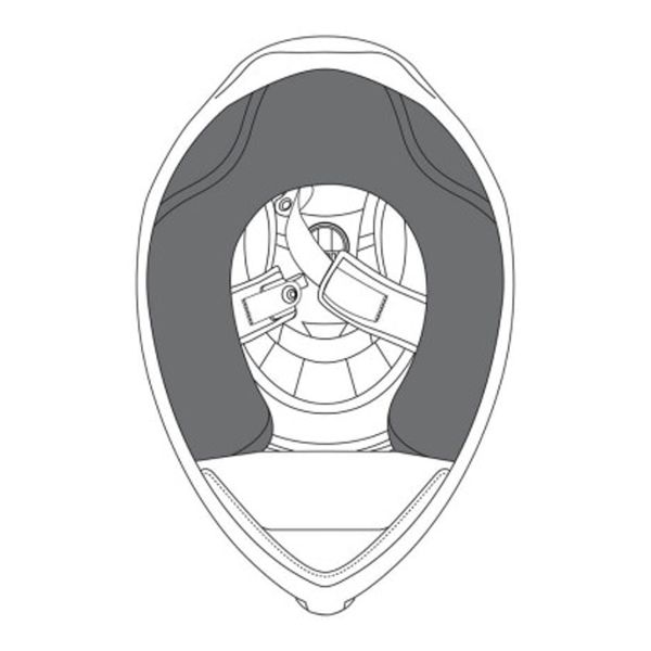 Interieur casque HJC Cache Nuque RPHA 90 S