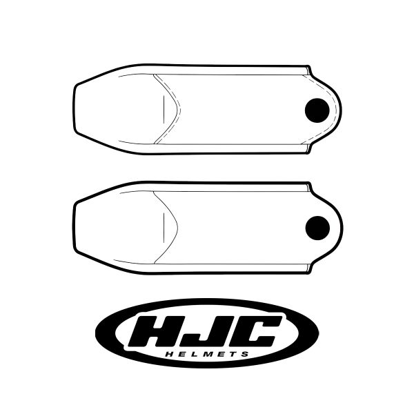 Interieur casque HJC Protection Jugulaire RPHA 12 Carbon