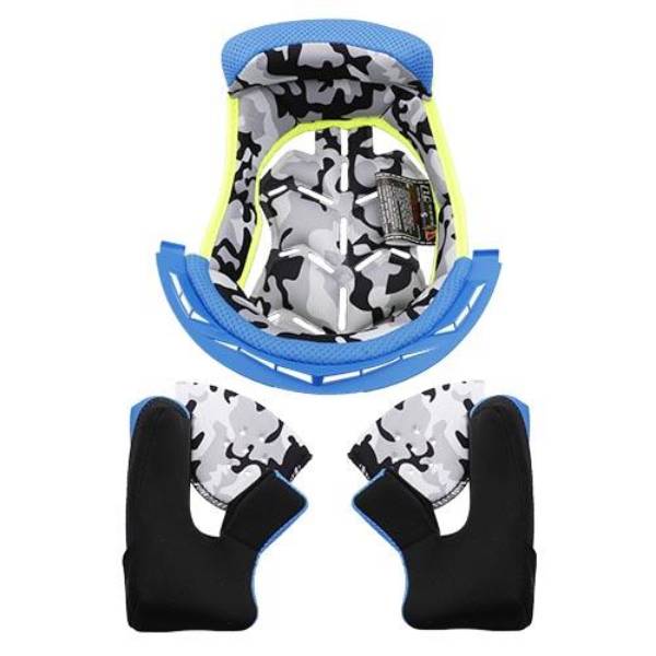 Interieur casque LS2 Interieur complet bleu Fast Evo MX437