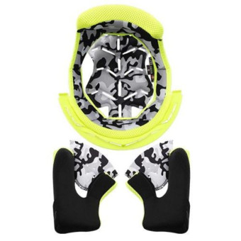 Interieur casque LS2 Interieur complet jaune fluo Fast Evo MX437 junior Interieur casque LS2 Interieur complet jaune fluo Fast Evo MX437 junior