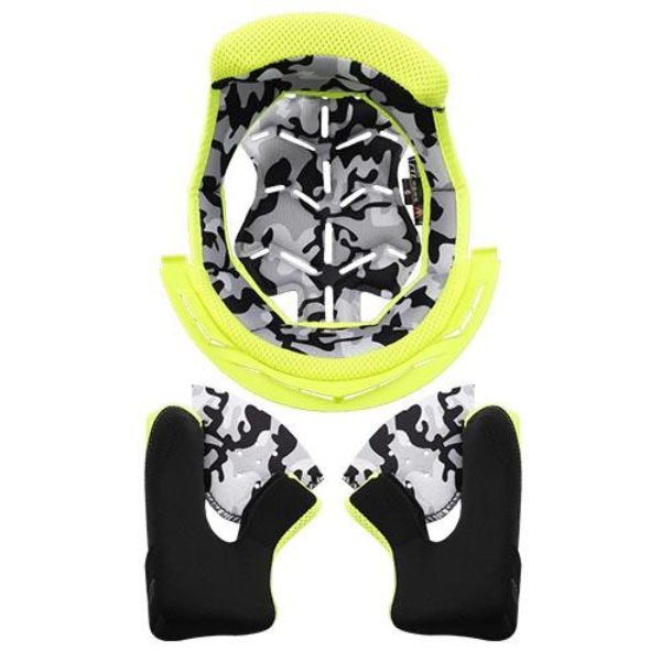 Interieur casque LS2 Interieur complet jaune fluo Fast Evo MX437 junior