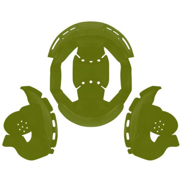 Interieur casque LS2 Interieur Complet Jaune Fluo Fast II MX708