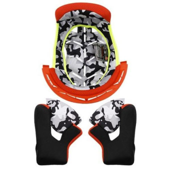 Interieur casque LS2 Interieur complet orange fluo Fast Evo MX437 junior Interieur casque LS2 Interieur complet orange fluo Fast Evo MX437 junior