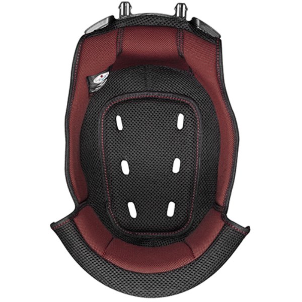 Interieur casque Nolan Coiffe Black Red N60-6 - N60-6 Sport