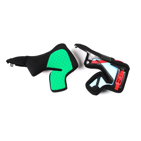 Interieur casque Nolan Paire de joues Neon Green X-804 RS Ultra Carbon