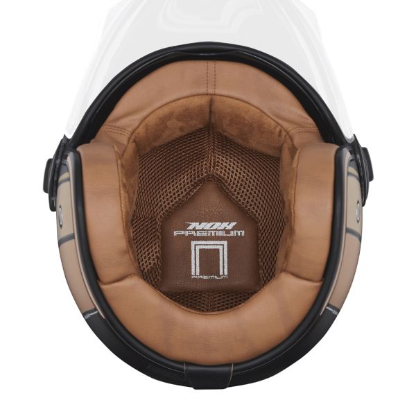 Interieur casque NOX Interieur complet marron Heritage 22.06