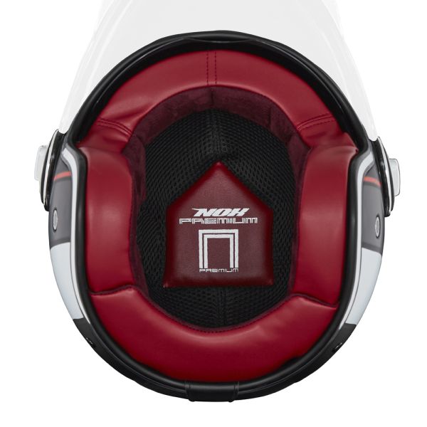 Interieur casque NOX Interieur complet rouge Heritage 22.06