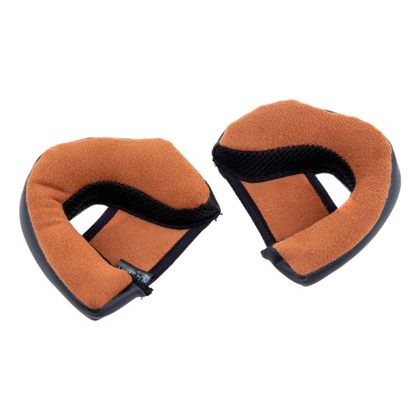 Interieur casque Scorpion Paire de Joues Rouge Belfast Evo Carbon