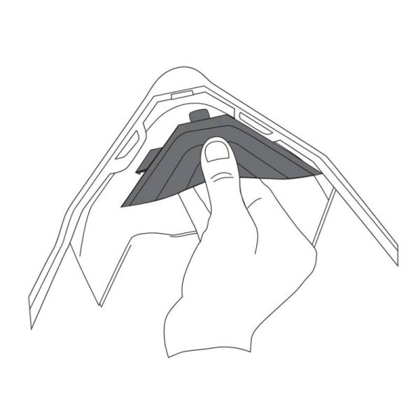 Pices dtaches casque AGV Bavette AX-8 Evo - AX-8 Dual