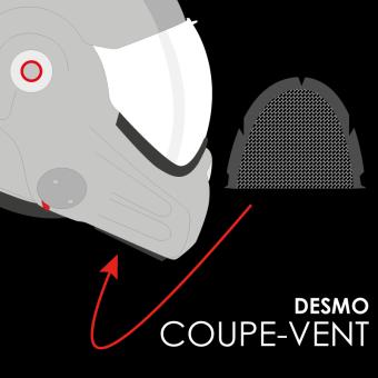 Pièces détachées casque Roof Bavette Desmo Pièces détachées casque Roof Bavette Desmo