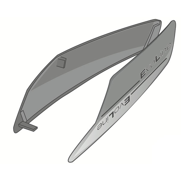 Pices dtaches casque Shark Capots mentonniere Evoline