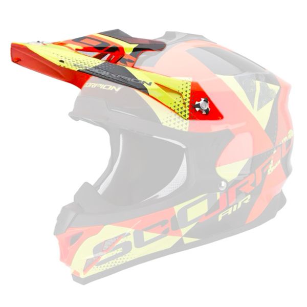 Pices dtaches casque Scorpion Casquette VX-15 Evo Air Akra Black Orange Yellow