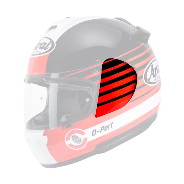 Pices dtaches casque Arai Plaque Pivot Chaser V Page Red