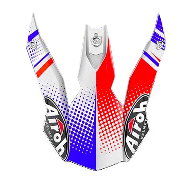 Pi�ces d�tach�es casque Airoh Casquette Terminator 2.1 Cleft Blue White Red