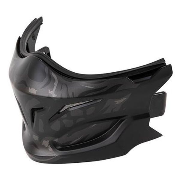 Pices dtaches casque Scorpion Masque Exo Combat Skull Noir Argent