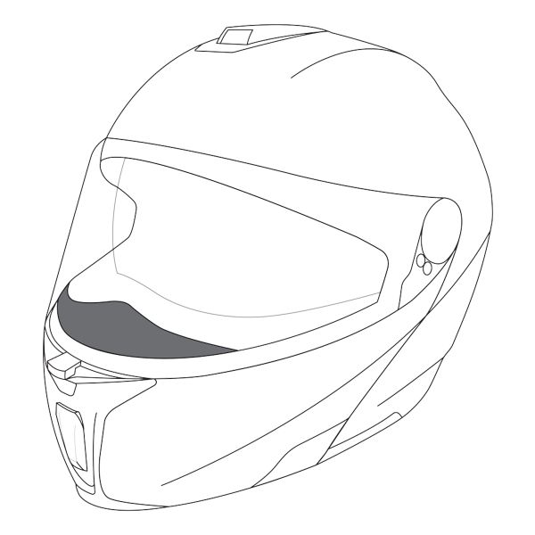 Pices dtaches casque AGV Cache nez Sportmodular